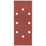 Set de feuilles abrasives pour ponceuses vibrantes 25 pices 8 trous (b + d) 93 x 230 mm 120 - 2607017106 ...