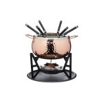 Set � fondue artesa de finition fondue de copper struck in box de gift, acier inoxydable, 6 personnes ...