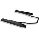 Set de glissi�res universel pour 1 si�ge baquet avec r�glage frontal (largeur 345mm), noir