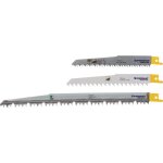Set de lames de scie sabre pour bois 3 pices