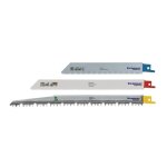 Set de lames de scie sabre universel 3 pices