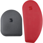Kitchenaid set of 2 spatules pour casseroles et bols of silicone, rouge et noir