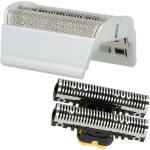 Set de t�tes de rasoir �lectrique compatible avec braun flex xp / xp ii 5791, 5795, 5796, grille + couteaux, ...