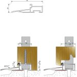 Ltdt - seuil aluminium largeur 74 mm longueur 3 m type oelt pour portes - fen�tres traditionnelles bois ...