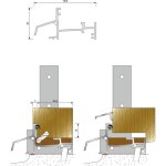 Ltdt - seuil aluminium largeur 78, 8 mm longueur 3 m type axl pour portes - fentres traditionnelles ...