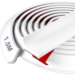 Seuil de douche barrage d'eau silicone pliable barriere de douche anti d�bordement pour la joint porte ...