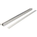 Seuil de porte anti - pluie, 914 mm - argent - fixman