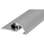 Seuil de porte � la suisse aluminium anodis� longueur 1000 mm non perc� avec joint d'�tanch�it� staten ...