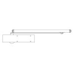 No brand - ferme - porte à came - - bras à glissière f2 à 4 blanc sevax - esv7192b No brand - ferme - porte à came - - bras à glissière f2 à 4 blanc sevax - esv7192b