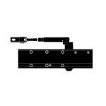 Sevax - ferme - porte pignon crémaillère - bras compas f2 à 5 noir esv7183n Sevax - ferme - porte pignon crémaillère - bras compas f2 à 5 noir esv7183n