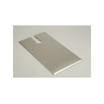Plaque de recouvrement pour pivot de sol wa75930 tsa - laiton poli - 309 x 180 mm sevax