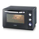 To 2073 four posable xxl a chaleur tournante 60 l avec pierre a pizza et tournebroche, 2 200 w, minuteur ...