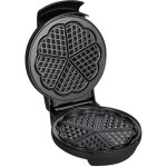 Gaufrier c?ur noir & inox - 2103