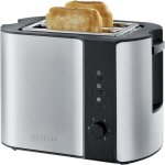 Toaster 2 fentes inox & noir - 2589