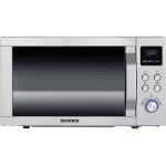 Severin - mw 7774 micro - ondes acier inoxydable (bross�), argent 900 w fonction grill, avec fonction ...