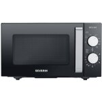 Severin - mw 7762 micro - ondes noir, acier inoxydable 800 w fonction grill