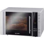 Severin mw 7775 micro - ondes argent - noir 900 w fonction chaleur tournante, fonction grill