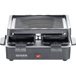 Raclette gril 21x21 4 parts 600w severin 2370