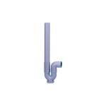 Siphon machine  laver pvc sortie horizontale 40