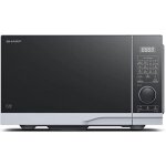 Sharp yc - pc254ae - s micro - ondes avec grill et air chaud (900 w, 25 l, 10 niveaux de puis. . .