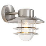 Shell - applique murale - 1 lumi�re - h 23. 6 cm - acier - rustique - �clairage ext�rieur - qazqa