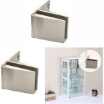 Shining house - 1 paire de charni�re de porte en verre sans cadre armoire d'affichage de vin charni�re ...