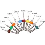 Shining house - 20 pcs mini forets pcb 0. 1 - 1. 0mm, carbure spirale fl�te carbure micro forets outil ...
