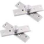 Shining house - 2pcs charni�re pivot porte 360 degr�s placard armoire 75 mm de longueur en acier inoxydable ...