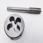 Shining house - jeu de tarauds et fili�res m12 x 1, 5 mm, jeu de tarauds et fili�res m�triques
