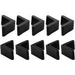 Shining house - meubles angle fer pied patins (30mm / 1. 18') 10pcs, pvc l forme pied couvre - pour meubles ...