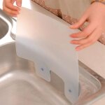Shining house - organisateur de cuisine �tag�re �tag�re murale ventouse �claboussure d�flecteur d'eau ...