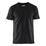T - shirt col v homme blaklader 3360 - noir - l