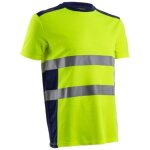T - shirt de travail manches courtes haute visibilit� - jaune fluo - coverguard nekki xl