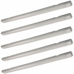 5x baignoires led, lampes, tubes, pices humides, entrepts, halls, bureaux, plafonniers, blanc