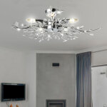 Etc - shop - plafonnier led 15 watts plafonnier �clairage lampe en feuilles acryliques