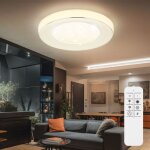 Etc - shop - plafonnier led dimmable avec télécommande plafonnier led de salon cristal, température de ... Etc - shop - plafonnier led dimmable avec télécommande plafonnier led de salon cristal, température de ...