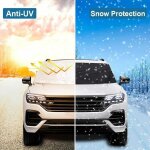Bche aimante pour pare - brise - protection toutes saisons