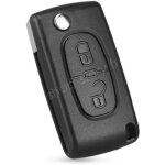 Shop - story - coque de cl� de voiture rabattable � 2 boutons plip compatible peugeot citro�n