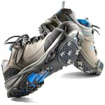 Semelles anti - drapantes et anti - glisses avec crampons pour neige glace verglas