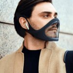 Smile mask : masque silicone transparent avec visire ouvrante