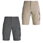 Shorts de travail homme kapriol cargo - xl - gris