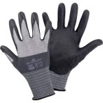 Showa 381 x l bretelles tissu microfibre multi - usages gants avec revtement en mousse nitrile micro ...