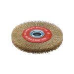 Brosse circulaire fils ondulés laitonnés 32mm - 10306012 - sidamo Brosse circulaire fils ondulés laitonnés 32mm - 10306012 - sidamo