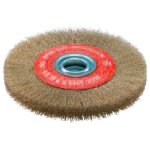 Sidamo - brosse circulaire avec bagues d. 250x25x32fil ondule laitonne