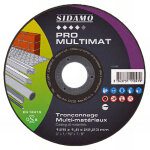 Sidamo - disque � tron�onner pro multimat d. 230 x 2 x al. 22, 23 mm - multi - mat�riaux - 10111048