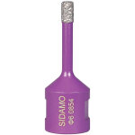 Sidamo - tr�pan diamant � sec pour meuleuse m14 - diam�tre de 6 mm - c�ramique / gr�s / granit