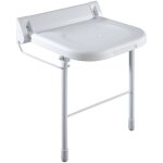 Si�ge de douche fixe relevable, avec b�quille presto 60584