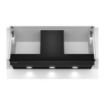 Siemens - hotte dcor murale avec finition en verre lj97bam60 - l87, 7cm / p29, 8cm / 34cm - noir