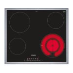 Siemens et645ffn1e - table de cuisson �lectrique en c�ramique avec 4 zones de chauffe