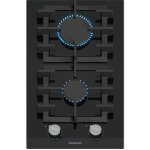 Siemens ? plaque de cuisson gaz 30cm 2 feux noir ? vitroc�ramique iq700 avec technologie stepflame ? ...